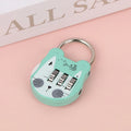 Cute Cat Mini Combination Lock – Luggage, Drawer & Dorm Combination Padlock Axl Green
