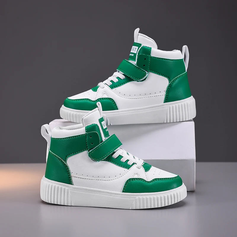 Kids High-Top Sneakers | Unisex Breathable Board Shoes Kids High-Top Sneakers Axl