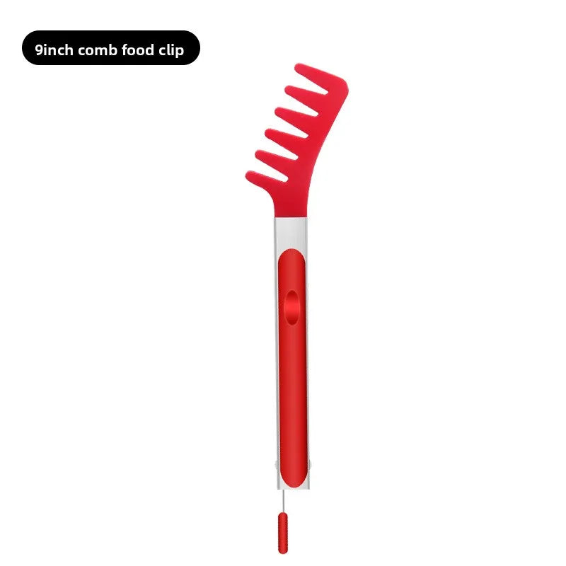 9-Inch Silicone Food Tongs – Heat-Resistant & Non-Stick BBQ Kitchen Cooking Tongs Axl 9Inch
