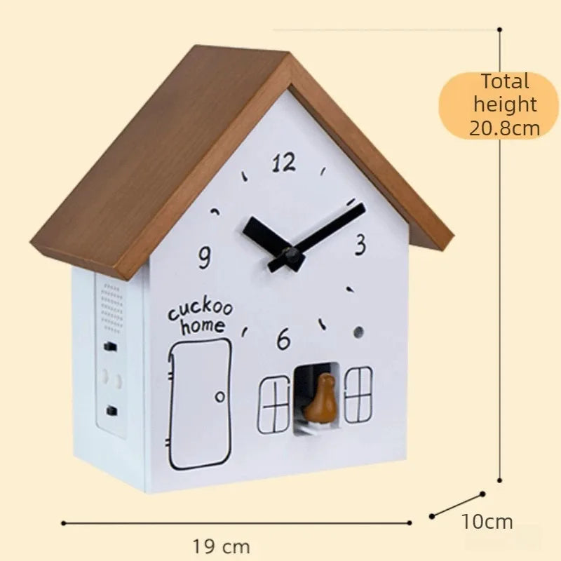 Retro Cuckoo Wall Clock – Wooden Aesthetic Home Decor Decorative Wall Clock Axl Time Chime Clock