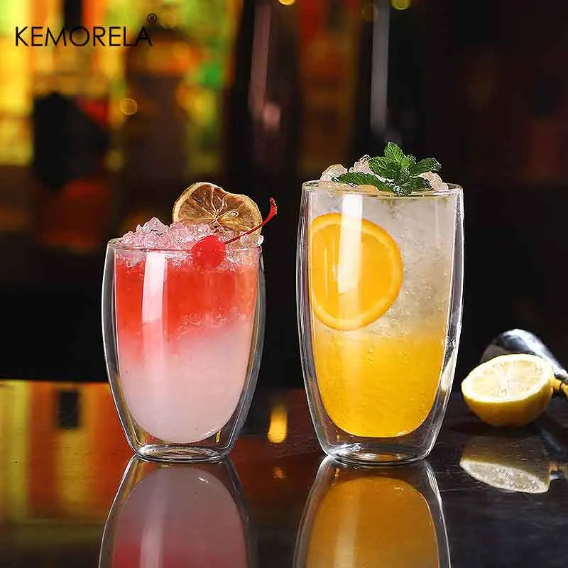 Double-Wall Heat-Resistant Glass Cup | Coffee, Tea & Whisky Double Wall Glass Cup Axl