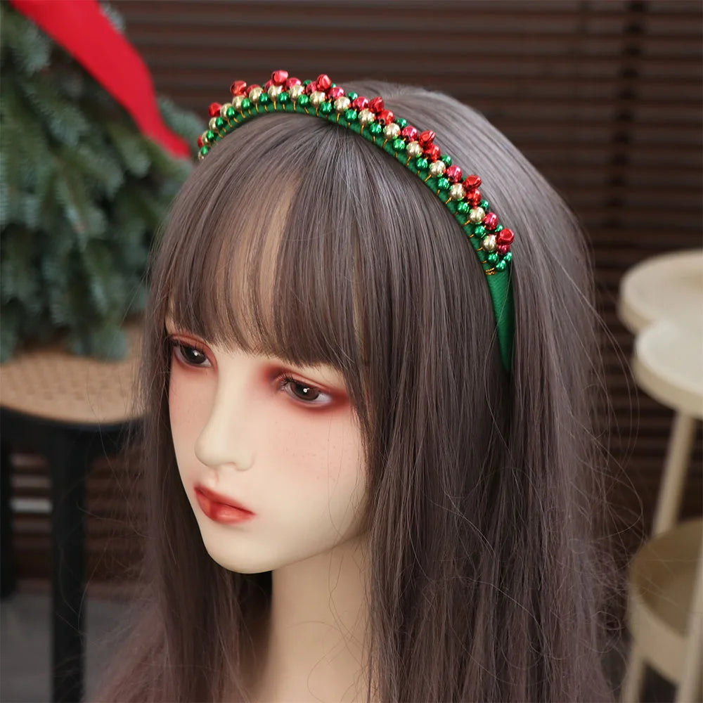 Christmas Jingling Bell Headband – Festive Xmas Party Hairband Holiday Headband Axl