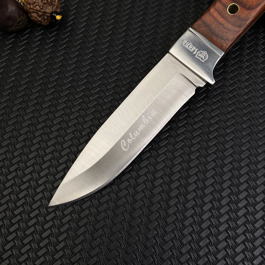 Stainless Steel Boning & Utility Kitchen Knife – Wood Handle Kitchen Knife Axl
