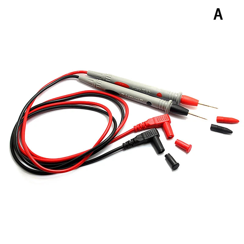 Gold-Plated Needle Tip Multimeter Test Probe Leads – 2 Pcs Multimeter Test Probes Axl A