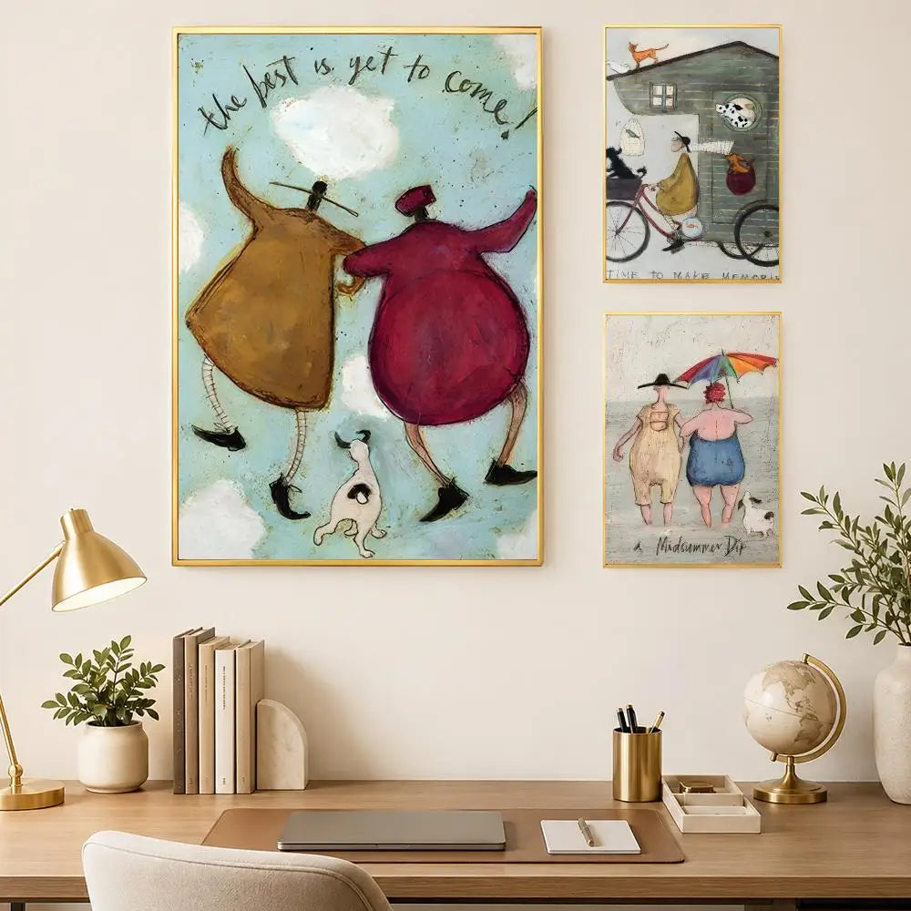 Sam Toft Wall Art Poster – Self-Stick Waterproof Home Decor Wall Art Poster Axl