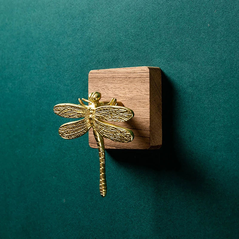 Brass Dragonfly Cabinet Knob – Gold Copper Drawer Handle Cabinet Knob Axl