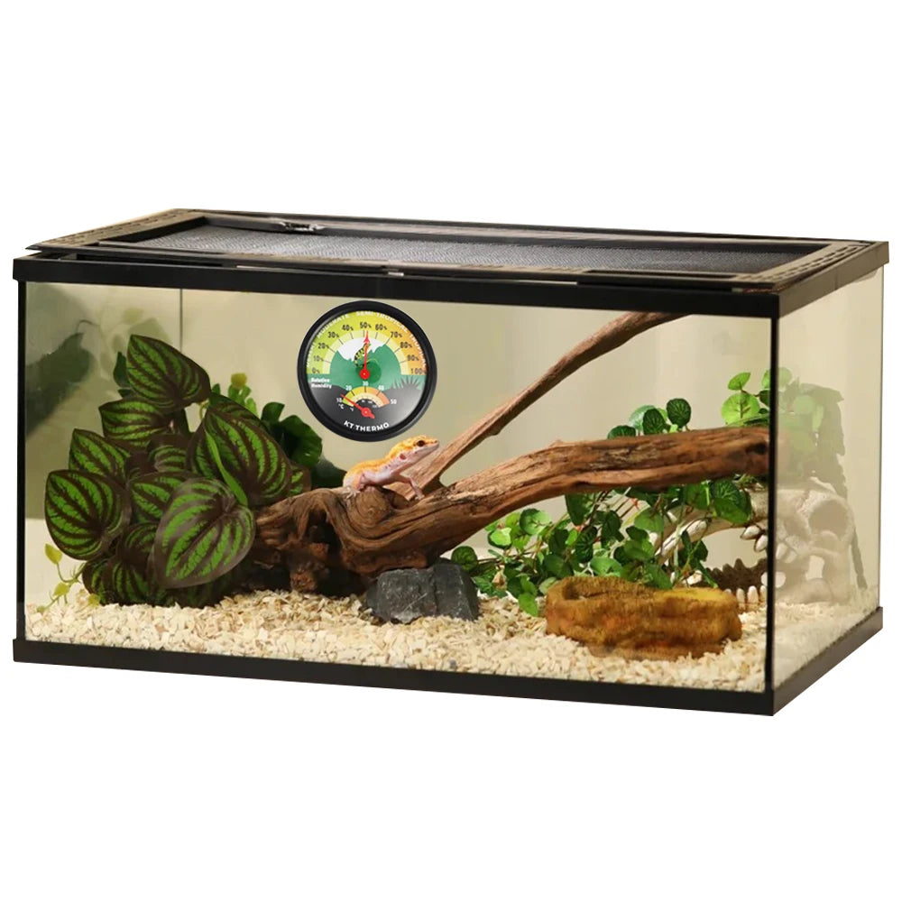 Reptile Terrarium Thermometer & Hygrometer – No Battery Terrarium Thermometer Axl