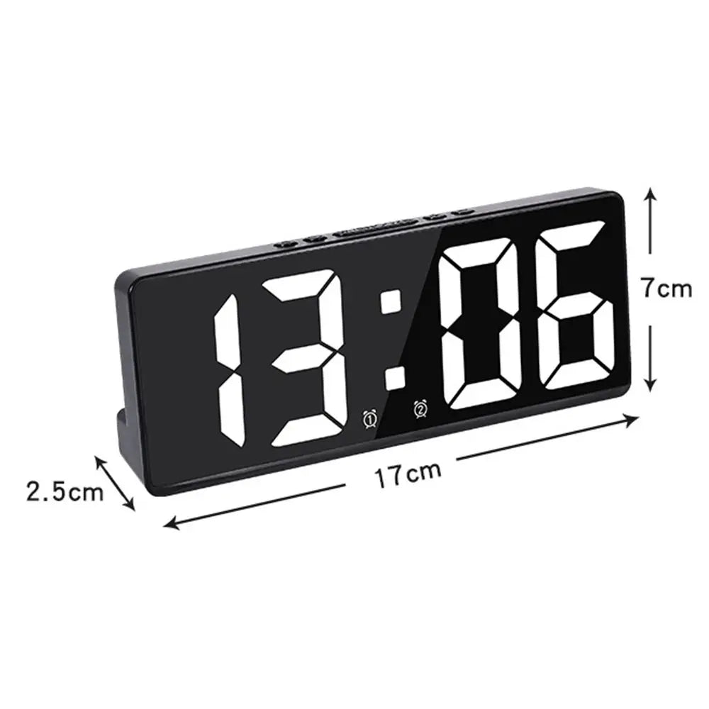 Voice Control LED Digital Alarm Clock with Temperature Display LED Alarm Clock Axl