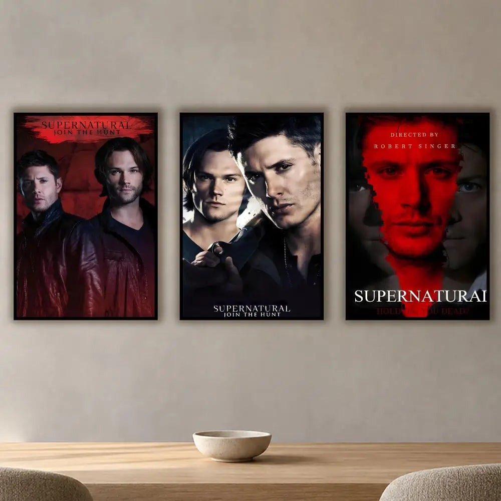 Supernatural TV Series HD Waterproof Poster Stickers Decorative Stickers Axl