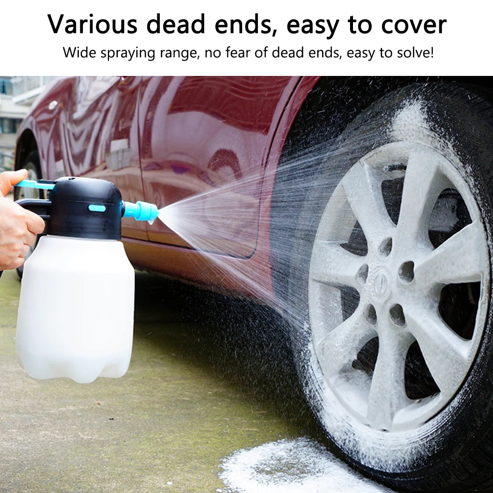 1.8L Manual Foam Sprayer Bottle for Car Washing & Cleaning Foam Sprayer Bottle Axl
