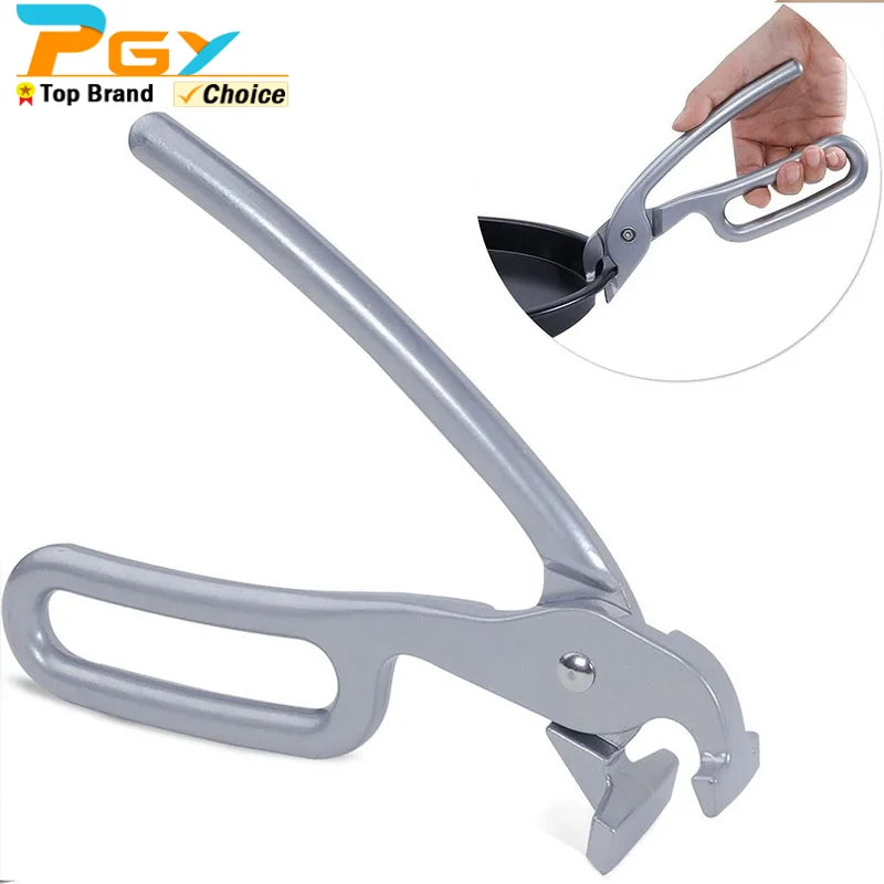 Heavy Duty Cast Aluminum Pizza Pan Gripper & Oven Tong Pan Gripper Tongs Axl