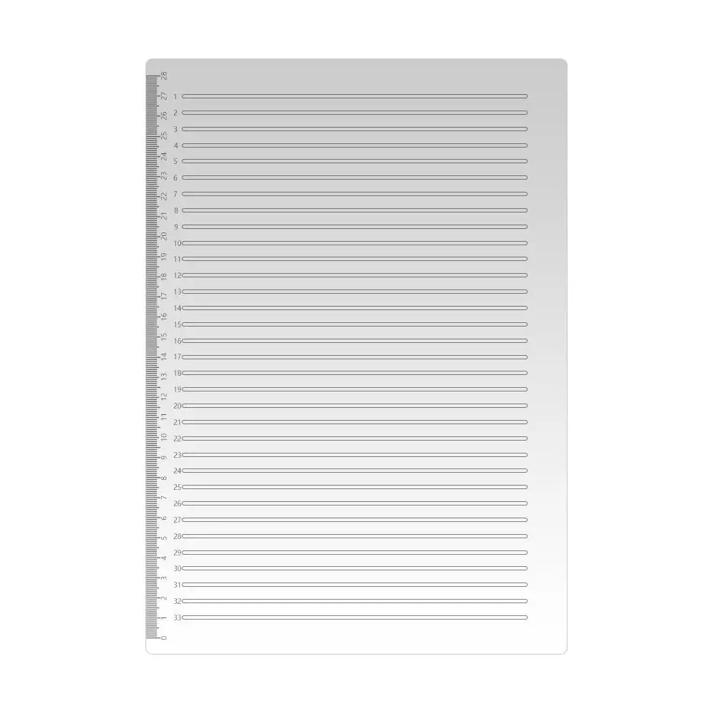 Straight Line Stencil Ruler – Calligraphy Writing Template Writing Stencil Ruler Axl 0.8cm