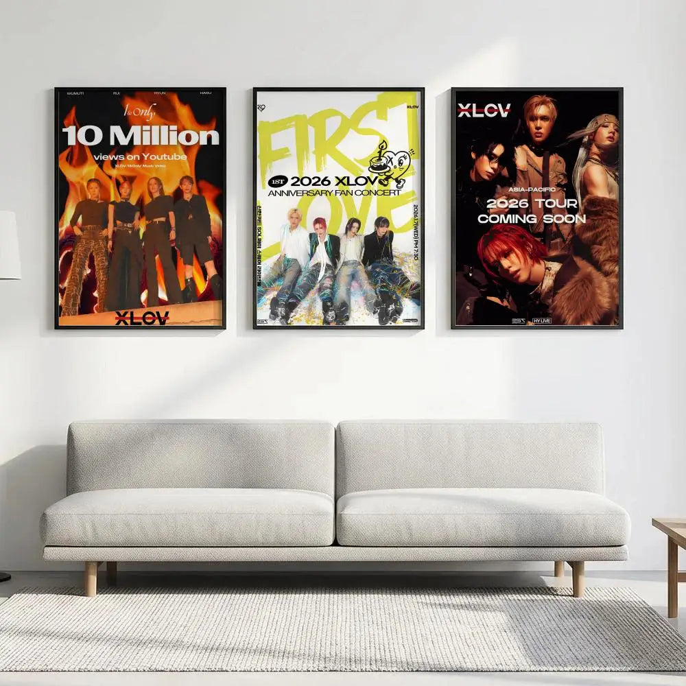 Singer X-XLov HD Art Poster | Waterproof Sticky Wall Decor Wall Art Poster Axl