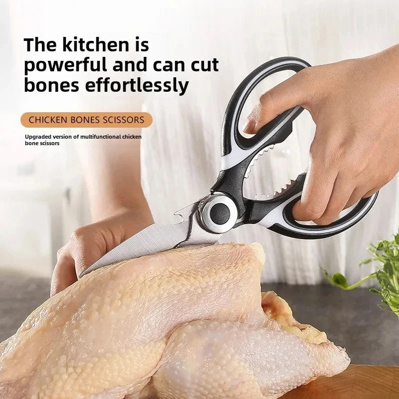 Stainless Steel Kitchen Scissors – Multi-Purpose Cooking Shears Kitchen Scissors Axl