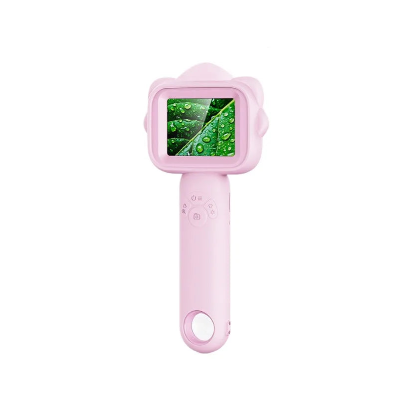 Kids Handheld Portable Microscope Toy – Up to 500X Magnification Kids Science Toy Axl Blue
