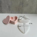 Heart-Shaped Silicone Mold for Epoxy Resin & Plaster Boxes Resin Craft Mold Axl One-love