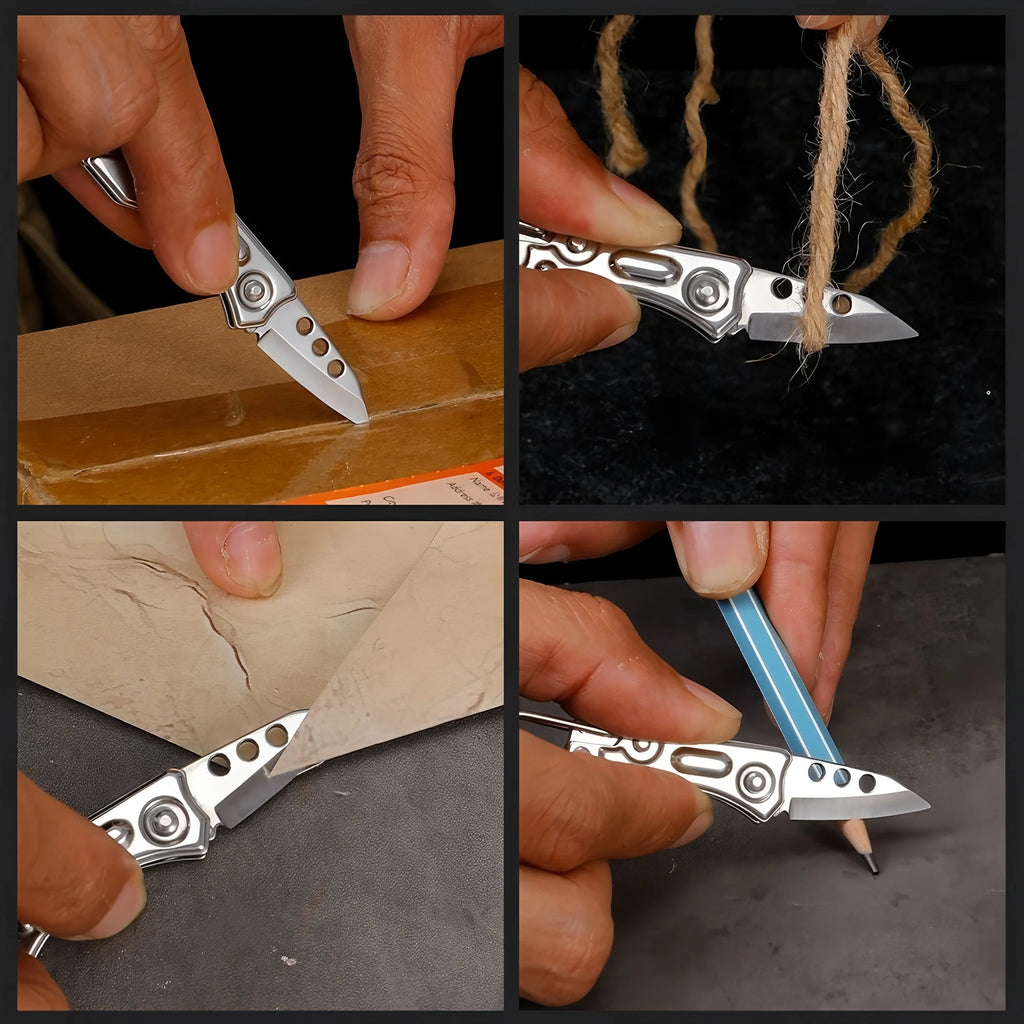 Mini Folding Knife – Portable EDC Pocket Knife for Camping Folding Pocket Knife Axl