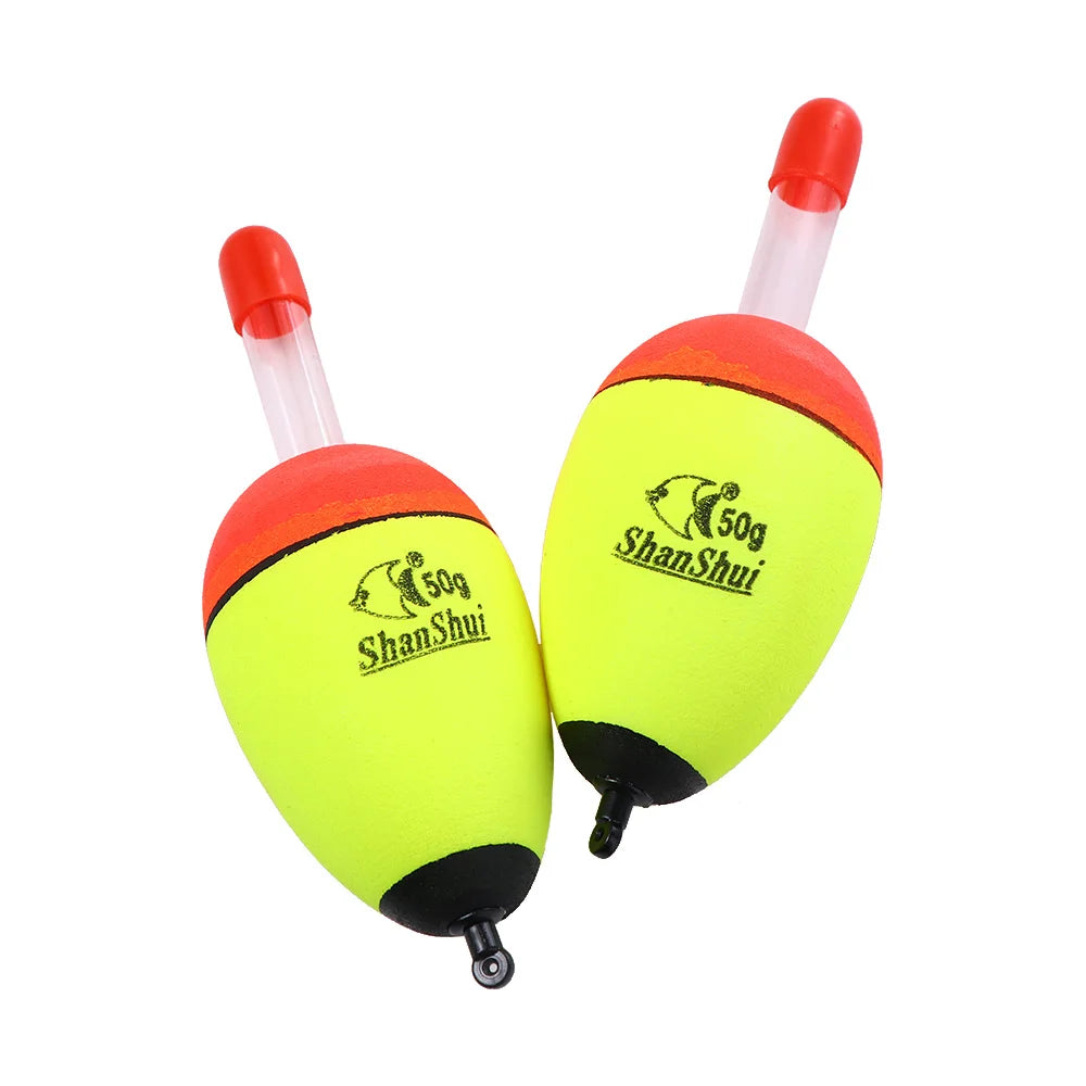 EVA Foam Luminous Fishing Float 2-Pack | Night Fishing Bobber Fishing Float Bobber Axl 50g