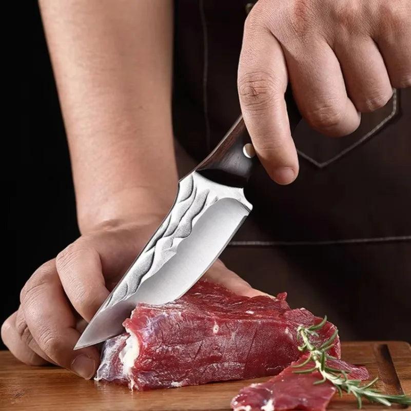 InLeung Boning Knife – Stainless Steel & Wooden Handle Chef Knife Boning Knife Axl