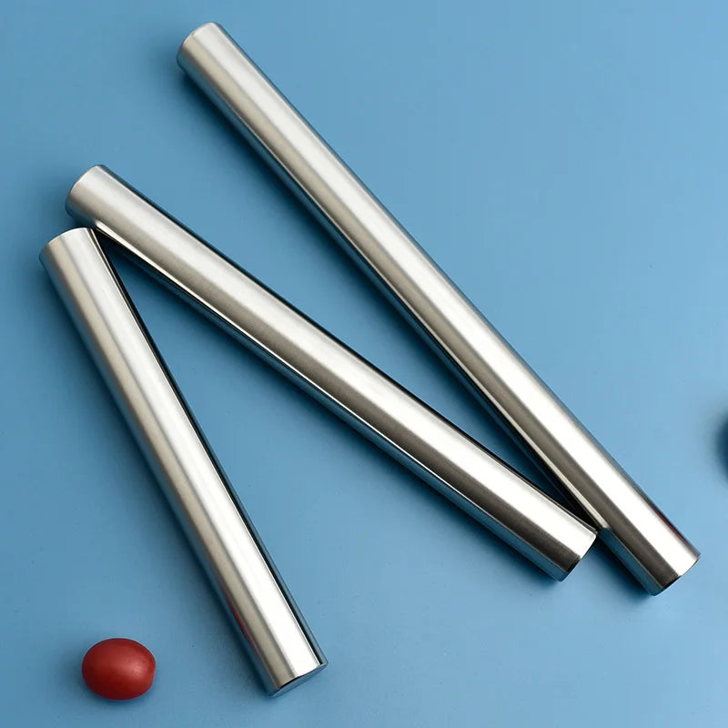 Stainless Steel Non-Stick Rolling Pin 20/25/30cm | Embossed Rolling Pin Axl