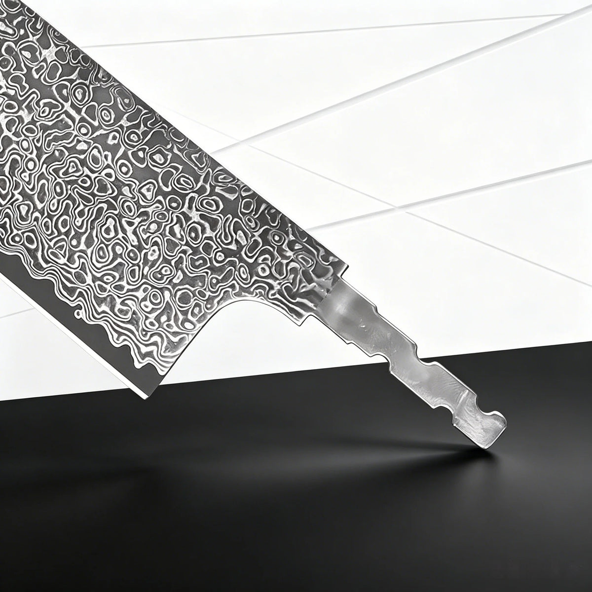 Hand Forged Damascus Steel Blank Blade – DIY Chef Cleaver Damascus Blank Blade Axl