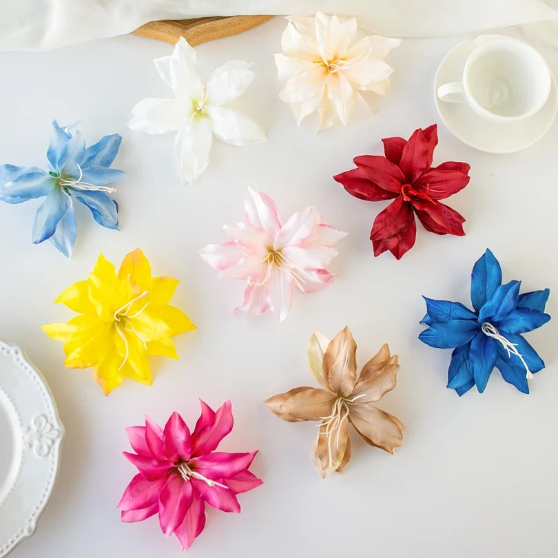 Silk Lily Artificial Flowers 20/40 Pcs – Wedding & Home Décor Artificial Silk Flowers Axl