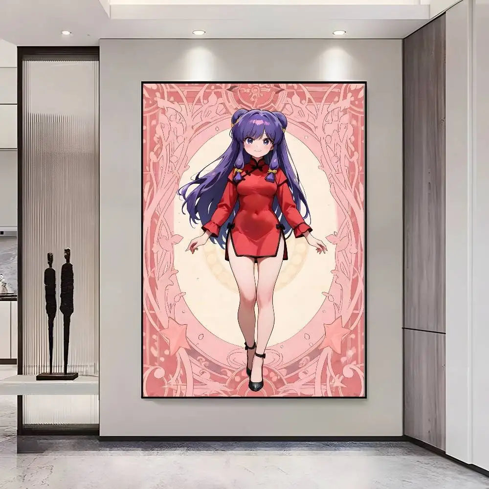 Ranma Anime HD Poster – Self-Adhesive Waterproof Wall Art Anime Wall Poster Axl z7 30X40cmNoframe