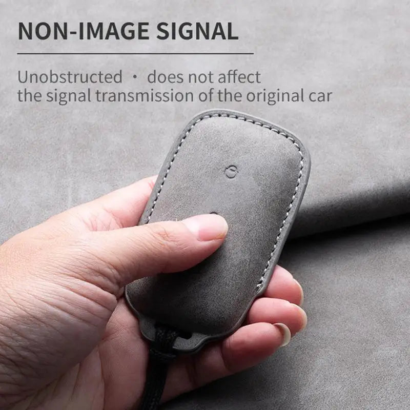 PU Leather Key Case Cover – Geely Galaxy EX5 & Proton EMas 7 Car Key Cover Axl