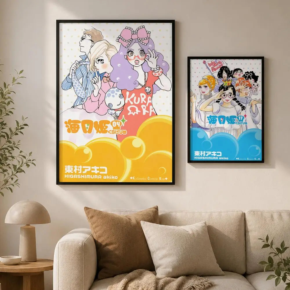 Kuragehime Anime Poster – Waterproof Self-Adhesive HD Wall Art Anime Wall Poster Axl