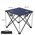 Folding Camping Table – Waterproof Portable Picnic Table Folding Camping Table Axl Blue