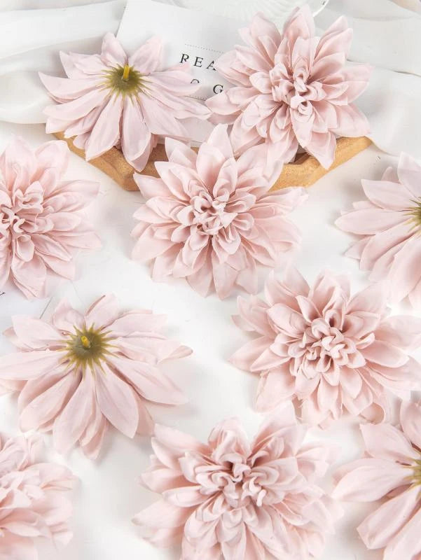 Silk Artificial Rose Flower Heads 5/10 Pcs – Wedding & Home Decor Artificial Flower Heads Axl color 3 5 pcs