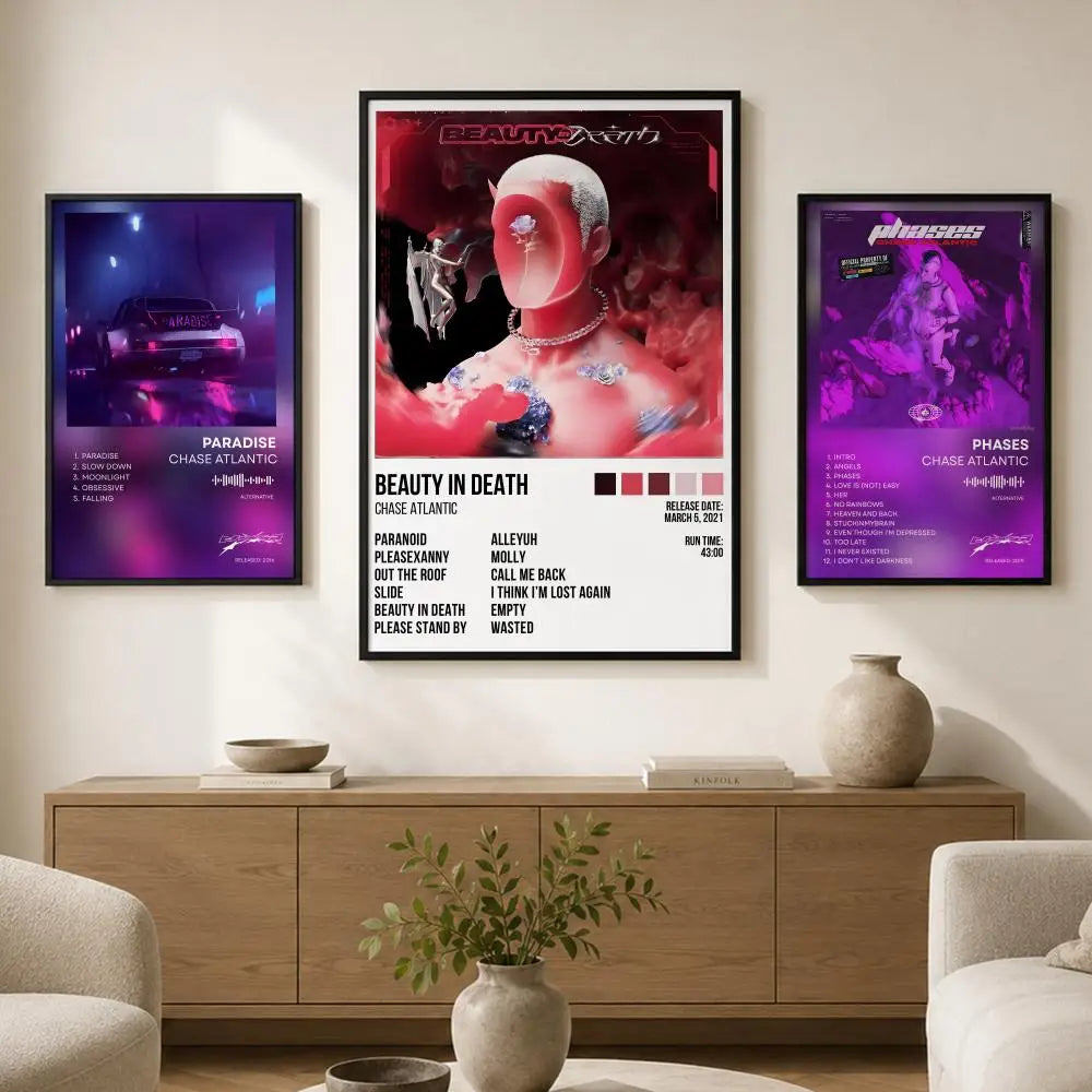 Chase Atlantic PVC Wall Poster – Peel & Stick HD Art Decor Wall Art Poster Axl