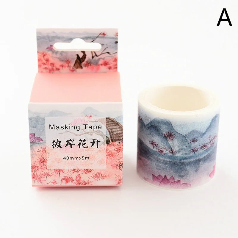 Vintage Decorative Washi Tape – DIY Scrapbooking & Journaling Decorative Washi Tape Axl A