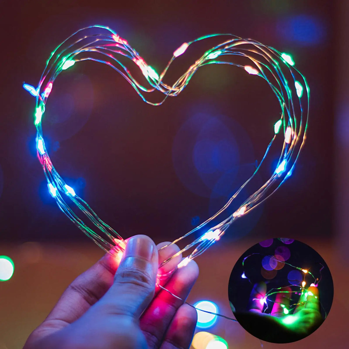 Battery Fairy String Lights – 1M 10 LED Copper Wire Twinkle LED String Lights Axl