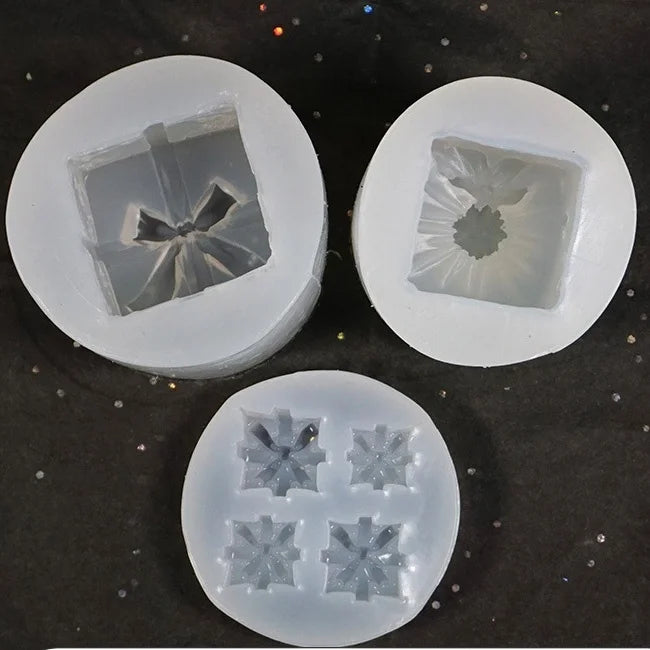 Christmas Gift Box Silicone Resin Mold – Epoxy & Jewelry Molds Silicone Resin Mold Axl
