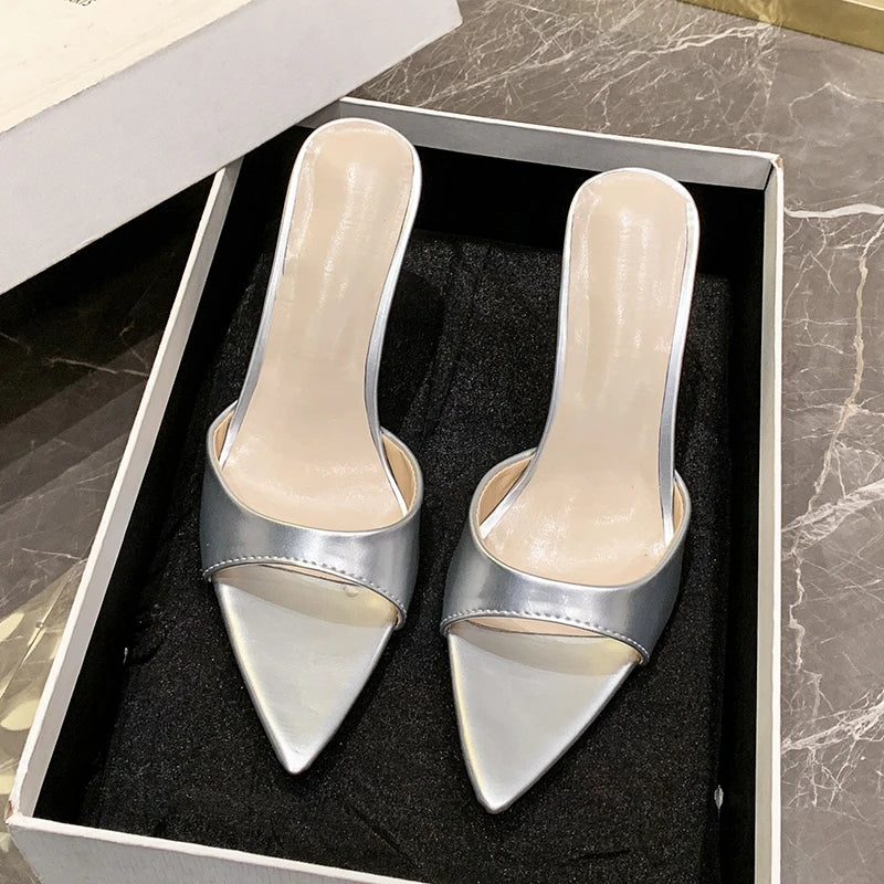 Women's Stiletto Sandals – Pointy Open Toe Summer Heels Stiletto Heel Sandals Axl
