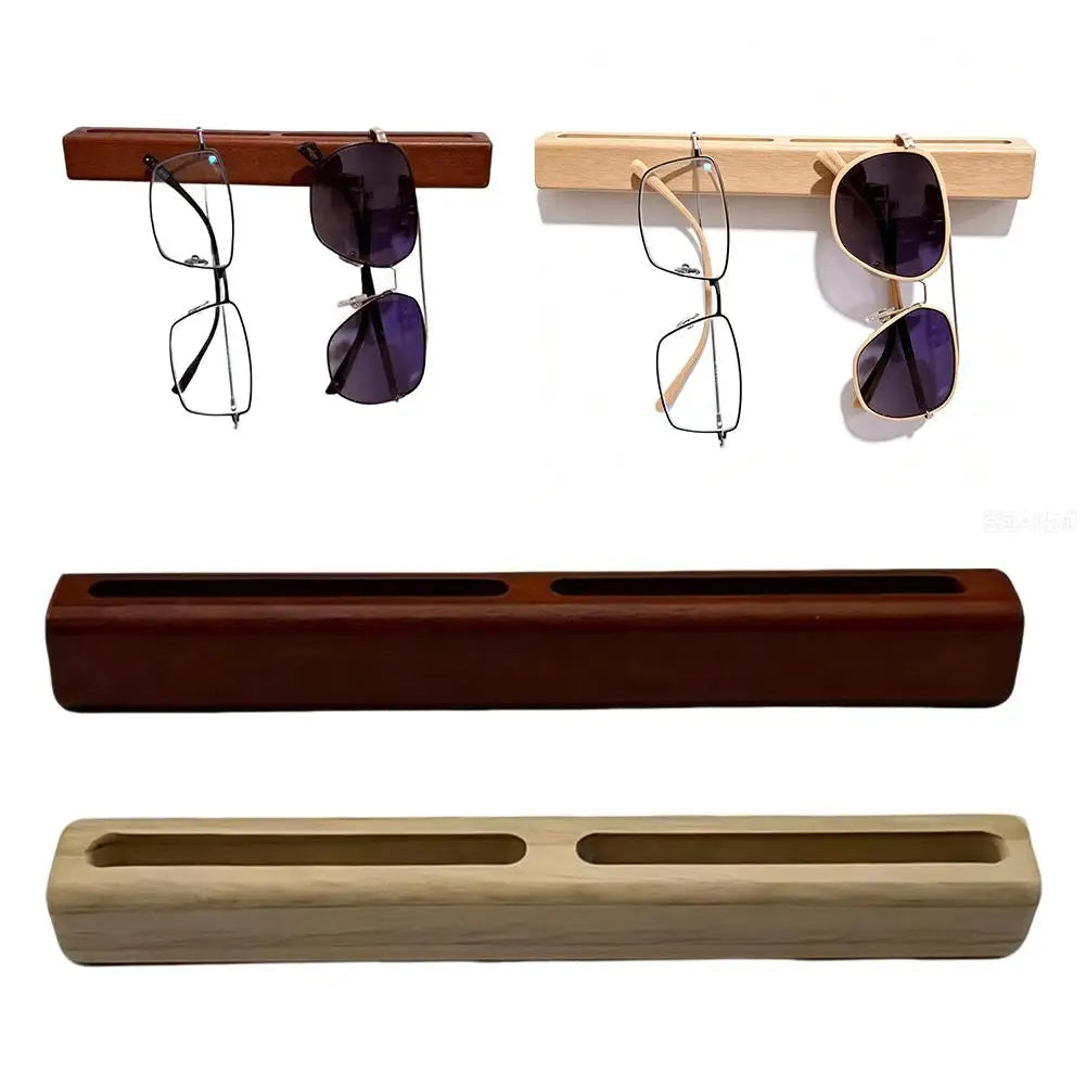 Wooden Wall-Mounted Eyeglasses & Sunglasses Display Rack Glasses Display Rack Axl