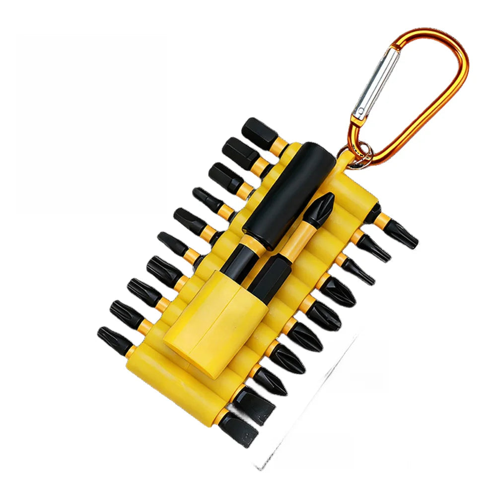 22-Piece Magnetic Screwdriver Bit Set | 1/4" Hex Shank & Holder Screwdriver Bit Set Axl Yellow China Mainland