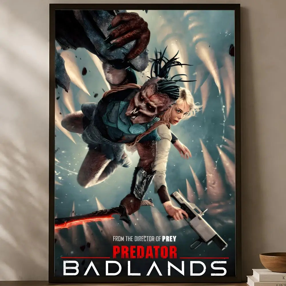 Predator Movie HD PVC Self-Stick Wall Poster – Waterproof Art Wall Art Poster Axl White01 15X20cmNoframe
