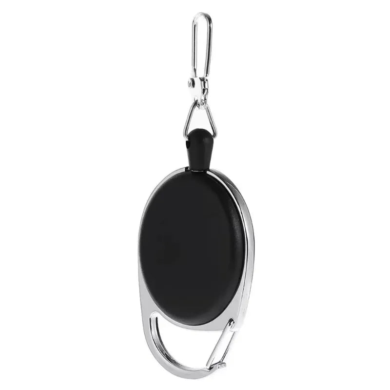 Retractable Carabiner Key Chain – Anti-Loss Badge & Key Reel Retractable Key Reel Axl A