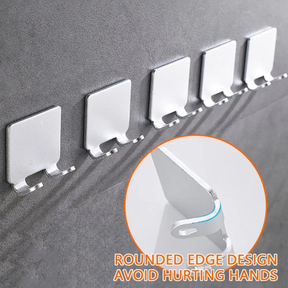 Wall-Mount Razor Holder – Stainless Steel Bathroom Shaver Hook Razor Holder Axl