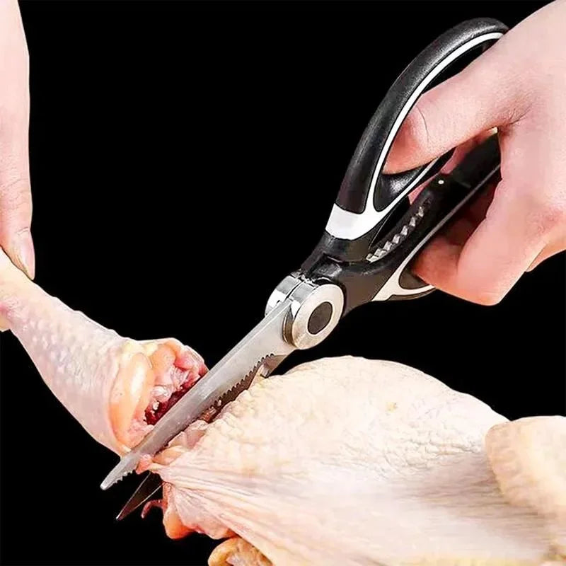 Heavy-Duty Stainless Steel Kitchen Scissors | Multi-Use Kitchen Scissors Axl