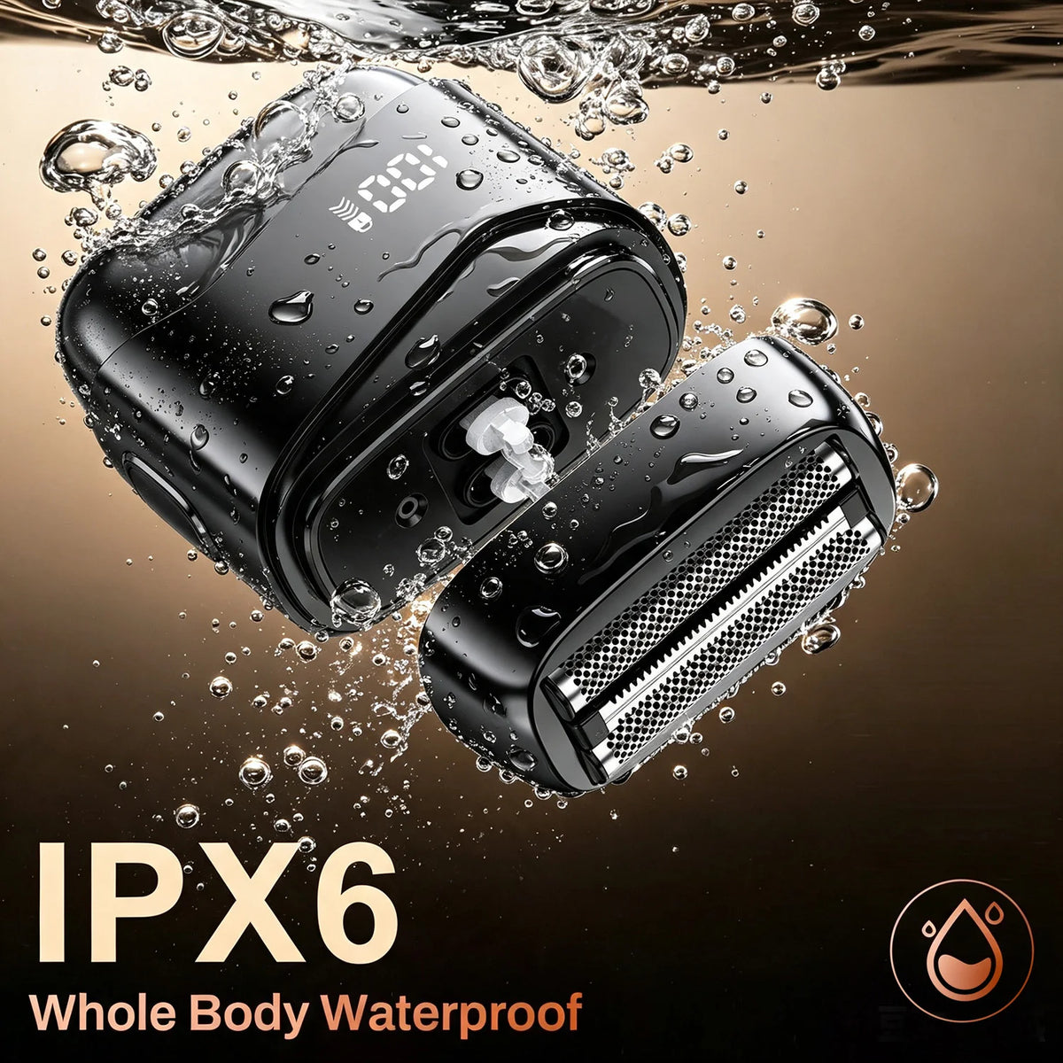 BALASHOV Mini Foil Shaver – Waterproof Travel Electric Razor Electric Foil Shaver Axl