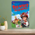 Pee-Wee's Playhouse Metal TV Show Poster Sign | Retro Wall Art Metal Wall Sign Axl aluminum sign aluminum 40x30cm