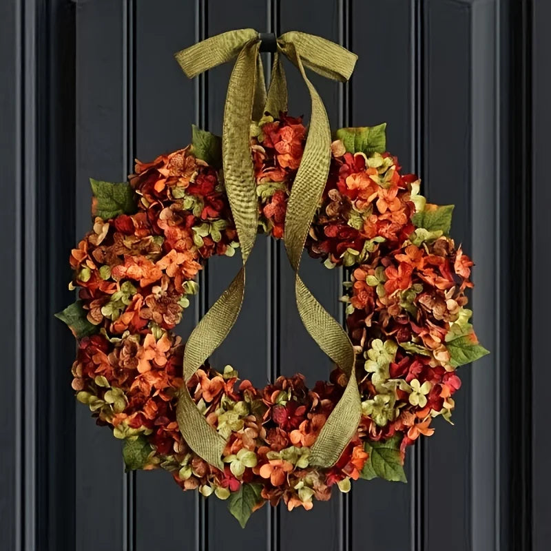 40cm Handmade Autumn Wreath – Front Door & Wall Décor Decorative Wreath Axl