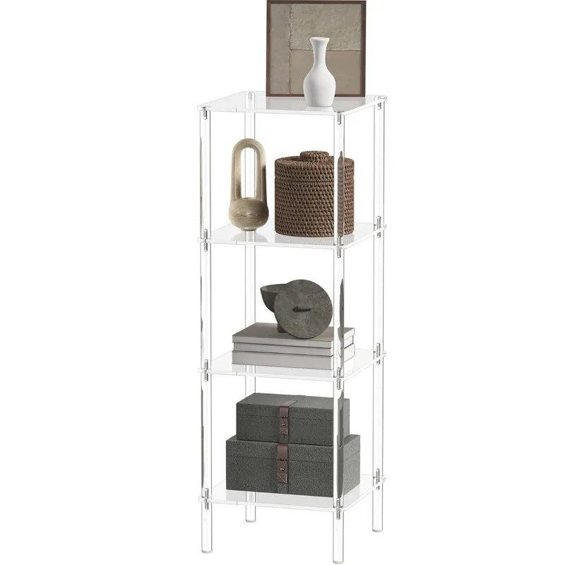 Acrylic 3-Tier Storage Rack – Clear Transparent Organizer Acrylic Storage Rack Axl