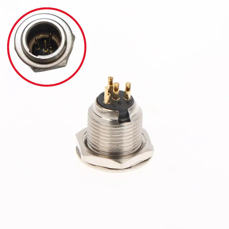 Mini XLR Connector 3/4/5/6 Pin Female Male Plug for Mic Cable Audio XLR Connector Axl 4P Male Socket
