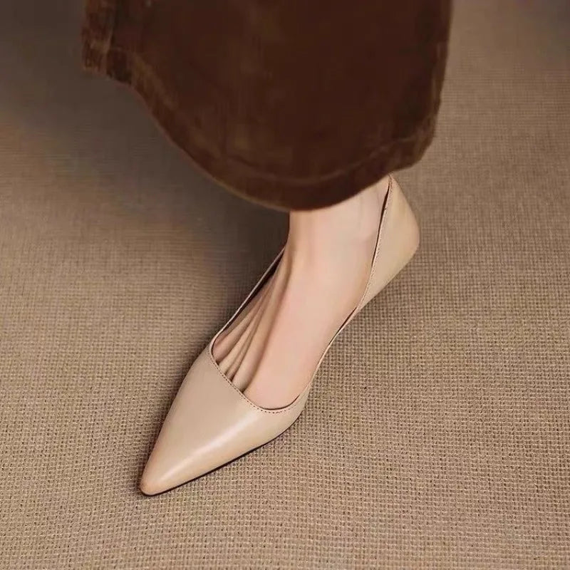 French Pointed Toe Stiletto Pumps – Women's Work Heels Stiletto Pumps Axl