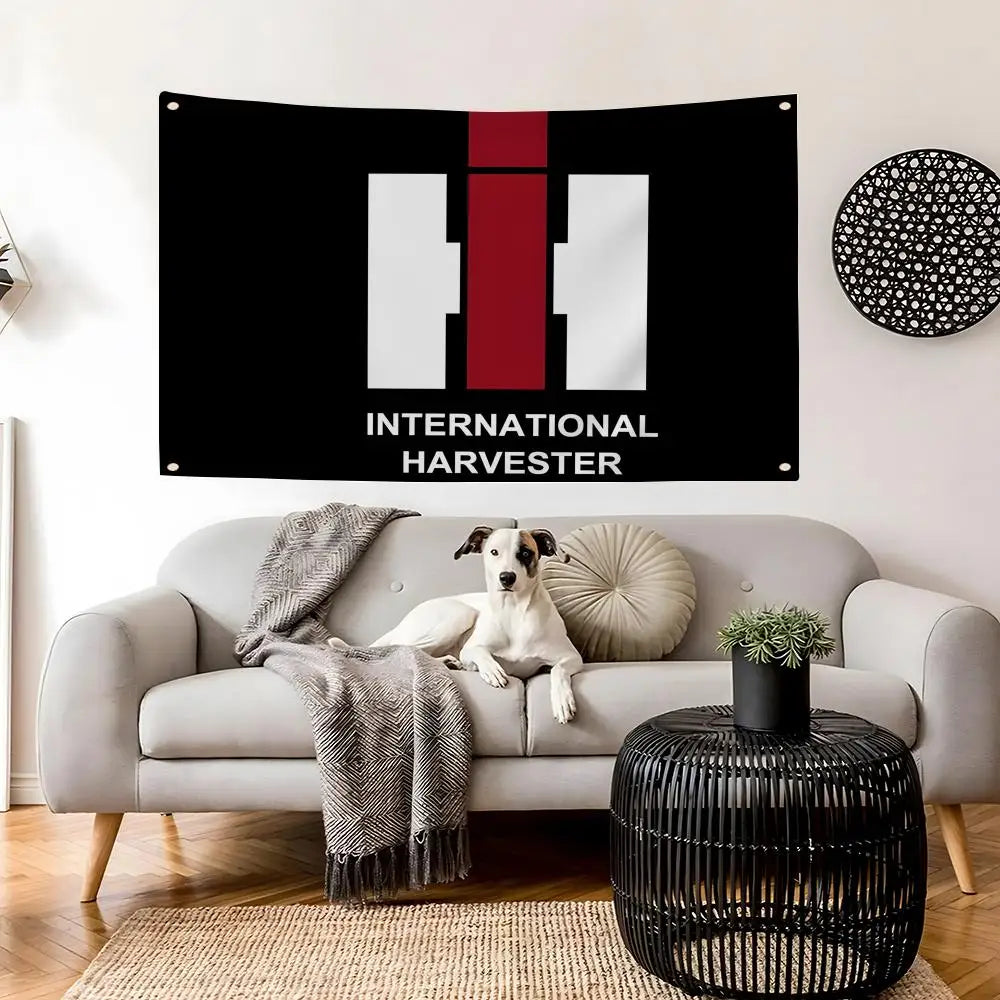 International Harvester Flag – Indoor & Outdoor Wall Banner Decor Decorative Flag Banner Axl