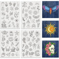 79PCS Boho Water Soluble Embroidery Stabilizers – 4 Sheets Embroidery Stabilizer Axl AECH04-18828